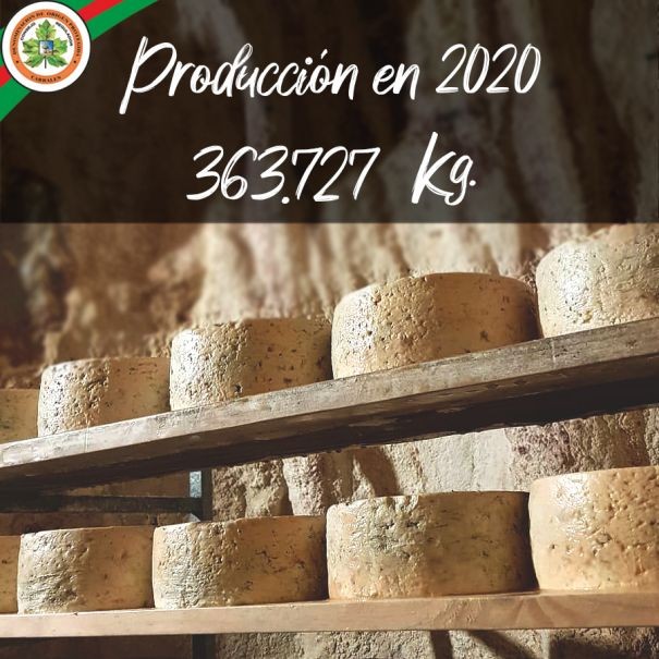 La producción de queso Cabrales en 2020 bajó en 69.265 Kg