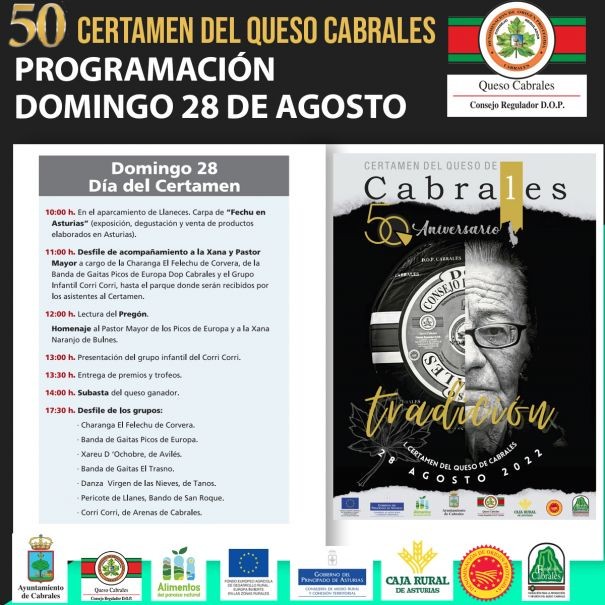 Programación domingo 28 - L  Certamen del Queso Cabrales
