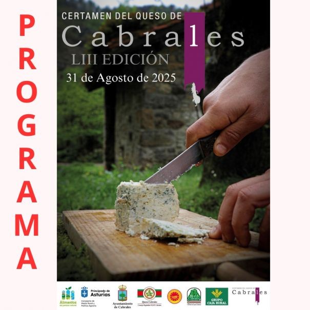Programa Semana Cultural y LIII Certamen del Quesu Cabrales