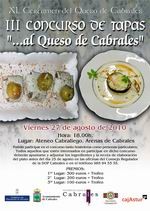 III Concurso de Tapas "...al Queso de Cabrales"